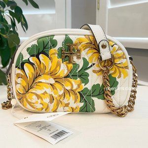 🌼NeW! Tory Burch Kira Quilted Floral Crossbody
